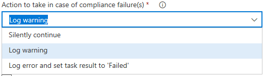 Compliance Failure Actions